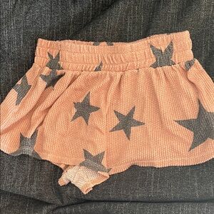 Star Patterned Kids Shorts
